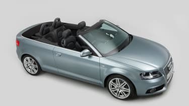 Used Audi A3 roof down