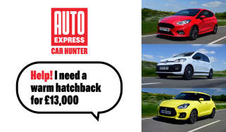 Used Car Hunter - warm hatchbacks for £13k - header image