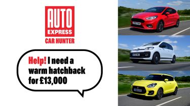 Used Car Hunter - warm hatchbacks for £13k - header image 