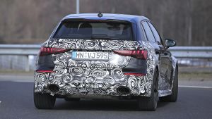 Audi RS3 2021 spy - rear