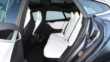 Tesla Model S P100D - rear seats