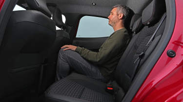 Richard Ingram sat in the Renault Clio Hybrid E-Tech