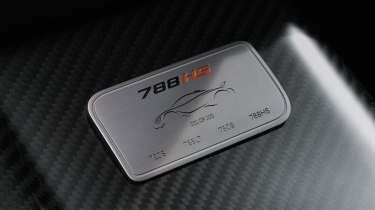 McLaren 788HS - plaque