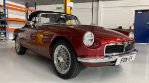 Electric MGB - front red