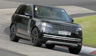 Range Rover Electric Nurburgring testing - front 3/4