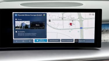 Connected Hyundai - navigation screen