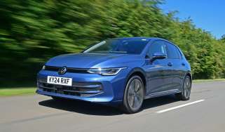 Volkswagen Golf facelift 2024 UK - front tracking