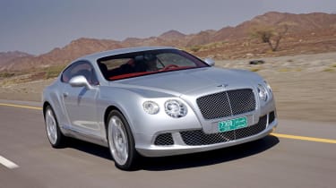 New Bentley Continental GT front track
