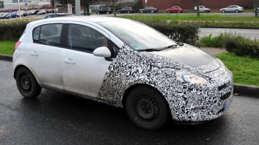 Opel Corsa spy shot