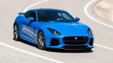 Jaguar F-Type SVR - front cornering