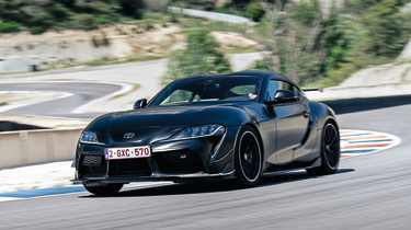 New Toyota GR Supra A90 Final Edition - front tracking 