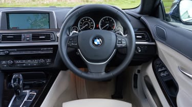 BMW 640d Gran Coupe interior
