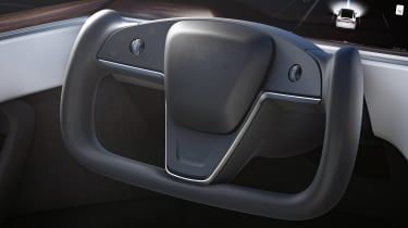 Tesla Model X facelift - steering wheel