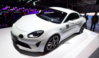 Alpine A110 Geneva show - front