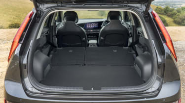 Kia Niro Hybrid - rear seats folded down