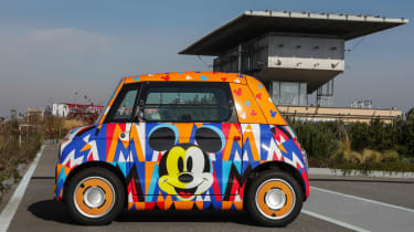 Fiat Topolino Disney special in &#039;Modern&#039; livery - side static