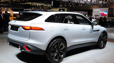 Jaguar&#039;s first SUV the C-X17. This is only the concept version but Jaguar is hopeful it will make production unchanged. 