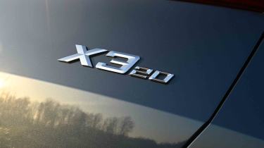 BMW X3 - &#039;X3 20&#039; badge detail