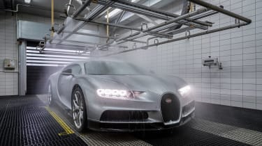 Bugatti chiron leak test