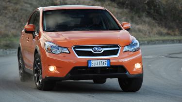 Subaru XV front cornering