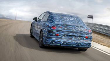 Mercedes C-Class prototype - rear action