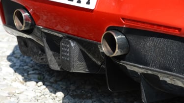 Ferrari 488 GTB tailpipes