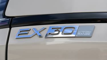 Volvo EX30 Extended Range RWD Plus long-term test - badge