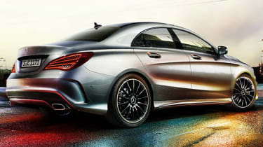 Mercedes CLA 220 CDI dash