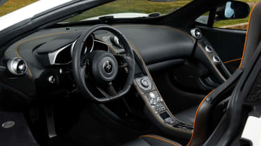McLaren 12C Spider interior