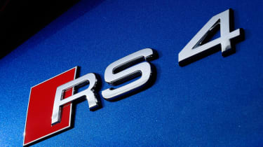 Audi RS4 badge