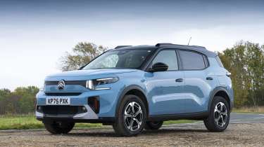 Citroen C3 Aircross being driven in the UK - front static