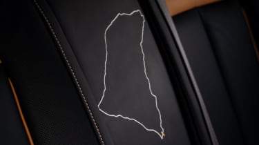 Rolls-Royce Black Badge Ghost Tourist Trophy special edition - Isle of Man TT track outline 