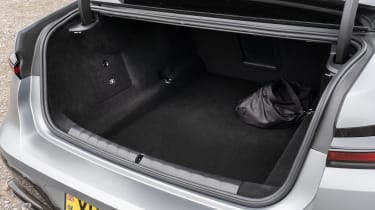 BMW 7 Series boot with charging cables