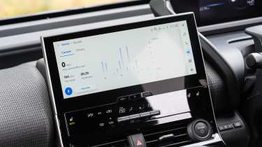 Toyota bZ4X - infotainment screen