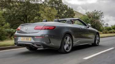 Mercedes E-Class Cabriolet - rear tracking