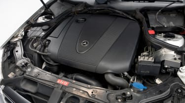 Mercedes CLC engine detail
