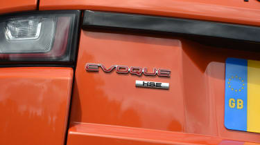 Range Rover Evoque Convertible - Evoque badge