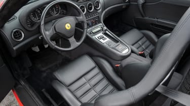 RM Sotheby&#039;s 2017 Paris auction - 2001 Ferrari 550 Barchetta Pininfarina interior