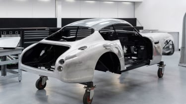 Aston Martin DB4 Zagato production - rear