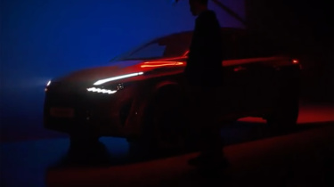 Nissan Qashqai facelift teaser image of the front