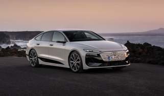 Audi A6 e-tron leaked - front 3/4