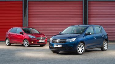 Dacia Sandero vs Ford Ka+ - header