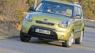 Kia Soul Searcher corner