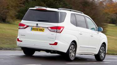 Used Car Hunter: family MPVs - SsangYong Turismo, rear tracking 