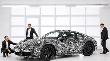 New Porsche 911 - front