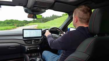 Ford Kuga - driving shot with Senior content editor, Shane Wilkinson