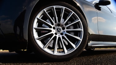 Audi A8 vs Mercedes S Class - Mercedes front n/s wheel
