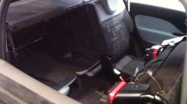 Seven-seat Fiat 500L rear seats
