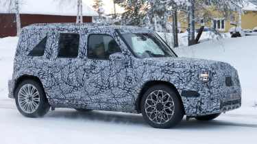 Baby Mercedes G-Class spyshot 3