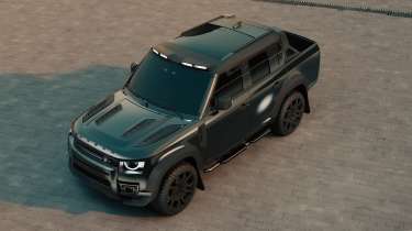 Land Rover Defender pick-up - Urban Automotive front overhead